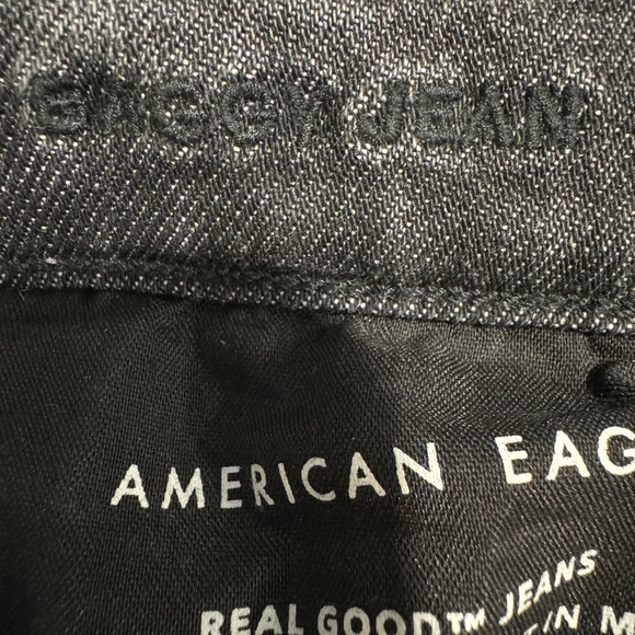 Black American Eagle Baggie Jeans - Picture 3 of 5
